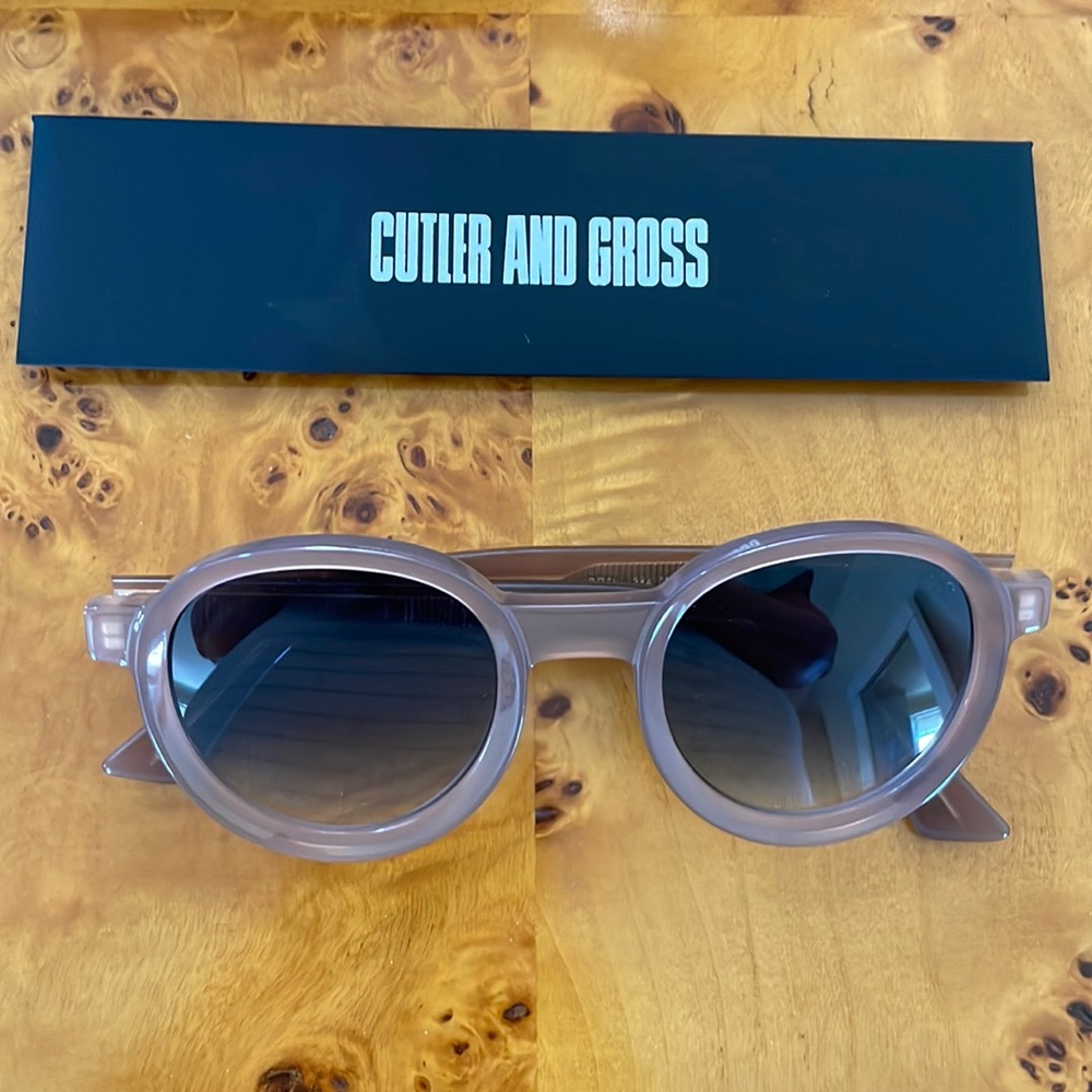 CUTLER AND GROSS 1384 Round Sunglasses - NEW